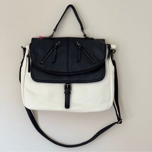 Black & White Satchel Bag